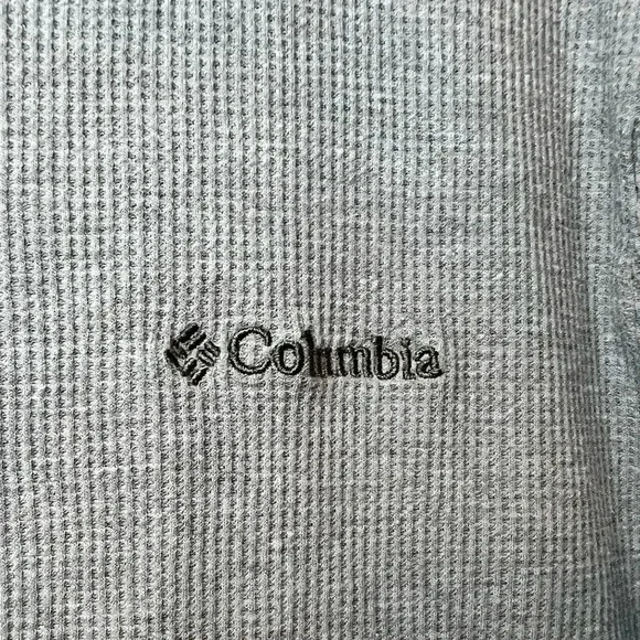 Columbia Men's Pine Peak Waffle Cotton Blend Long Sleeve L - Picture 3 of 5